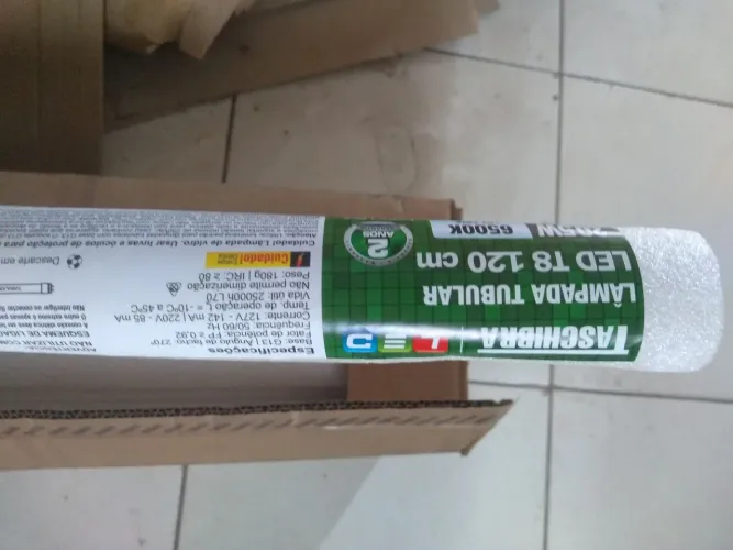 Lâmpada led 1,20 MT Tubular Bivolt 100/240 v