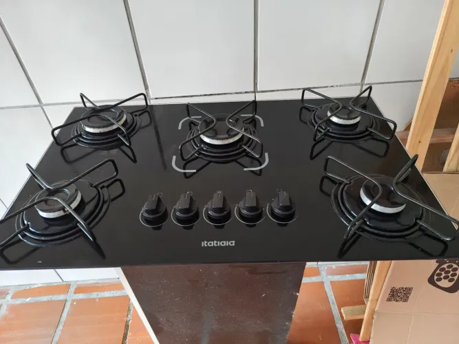 Fogão Cooktop 5 bocas