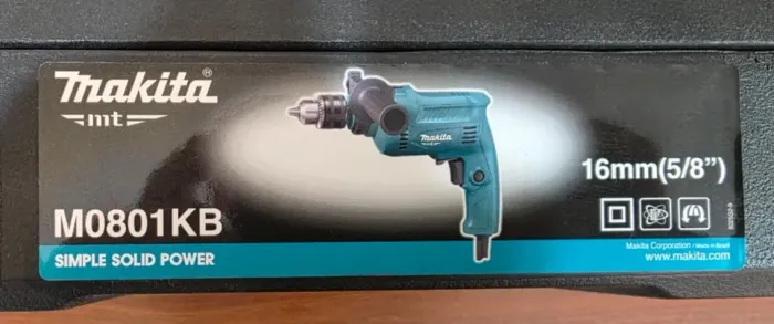 [LACRADO] MAKITA FURADEIRA DE IMPACTO 13MM (1/2POL) COM MALETA 500W 220V M0801KB