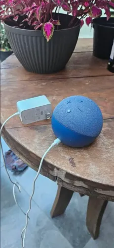 Echo Dot 5ª Geração com Alexa - Azul | Excelente estado