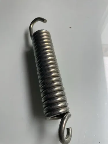 Mola de Tração Reforçada 200mm Arame 6mm Gancho Aço Industrial
