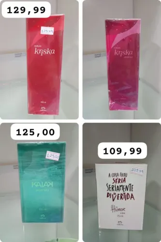 Perfumes Natura frete grátis e parcelamos em até 2x sem juros no cartão