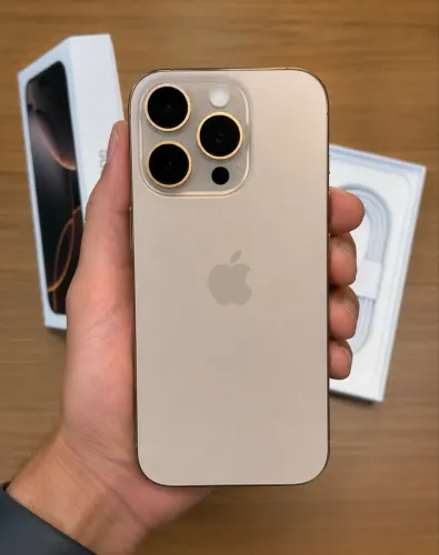 Iphone 16 pro, 128GB, sem detalhes de uso, bateria 95%