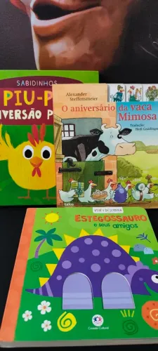Kit com 3 Livros Infantis Ilustrados