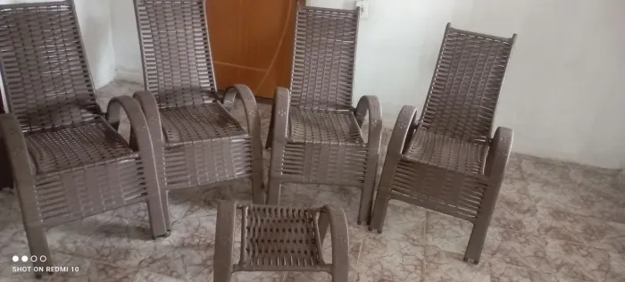 Conjunto cadeira com centro