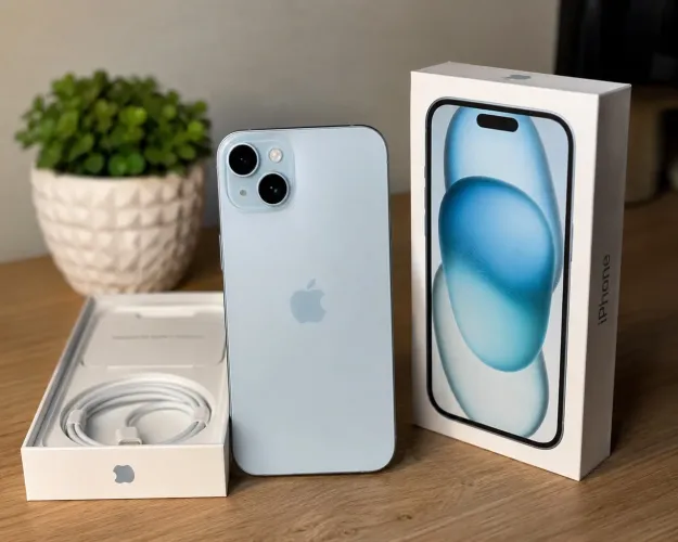     ? iPhone 15 Azul 128GB | Impecável | Garantia Apple