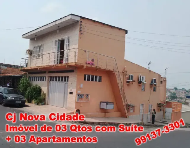NOVA CIDADE - Imóvel com 03 Qtos, 01 Suíte, mais 03 Aptos