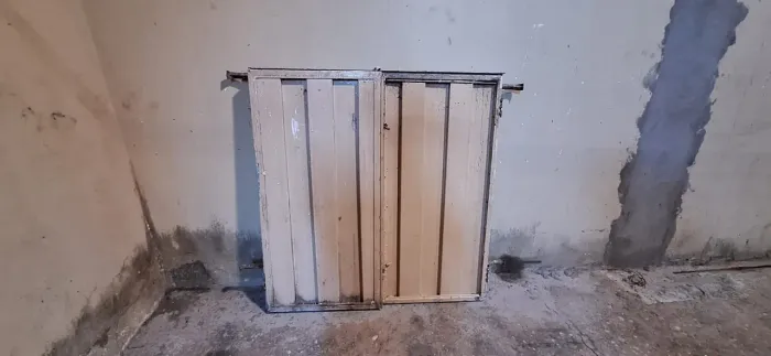 Porta 3 janela galvanizada