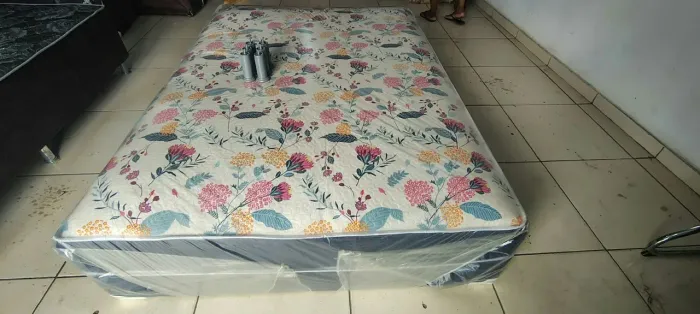 CAMA BOX CASAL D28 NOVA R$460 - ENTREGA GRATIS
