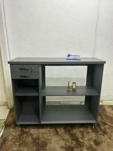 Balcão Expositor para Recepção - Com Vidro