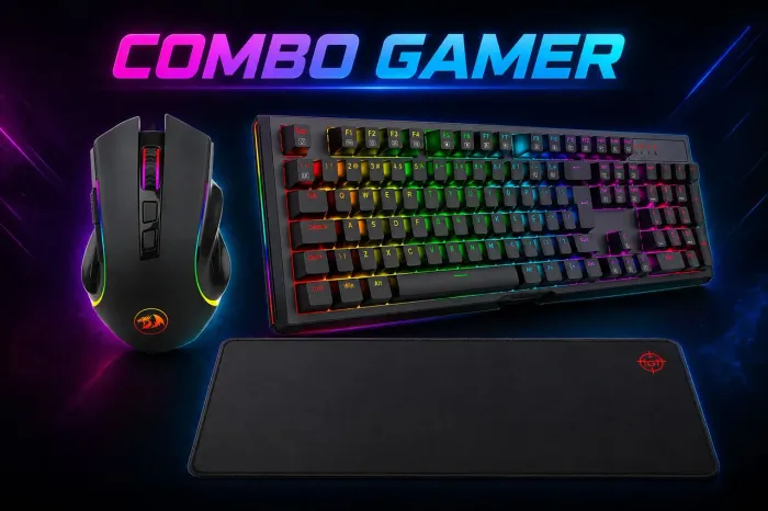 Kit Gamer Novo Original