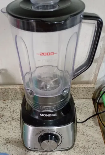 Liquidificador Mondial inox turbo 3L 1100W