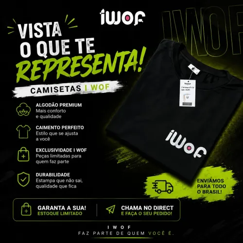 Vende-se camisa da iwof