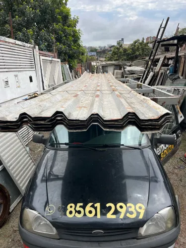 Telhas de Zinco 6,80 m x 1,02 m ? Chapa 0,50 mm