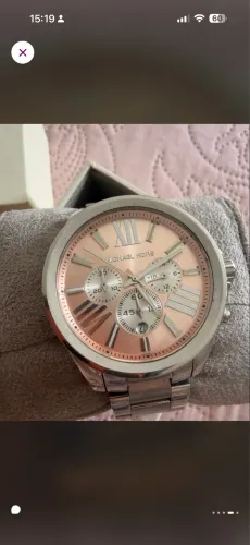 Relógio Michael Kors Feminino Original - Prateado com Rosê (Com Caixa)