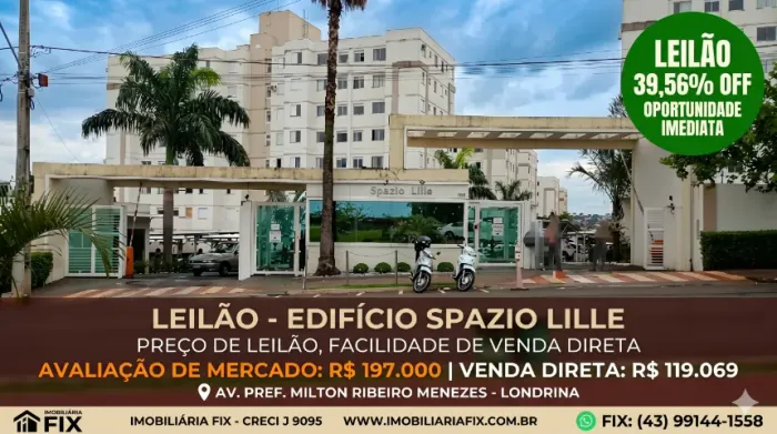 ? LONDRINA - PREÇO DE LEILÃO, FACILIDADE DE VENDA DIRETA ?