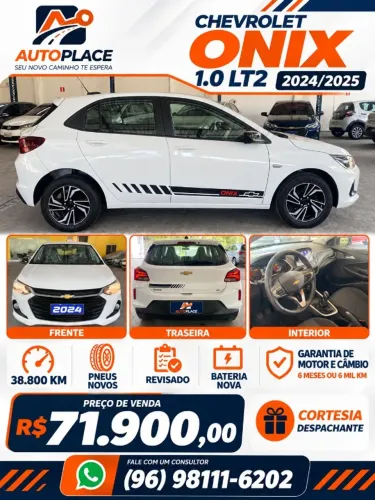 Chevrolet Onix Hatch LT 1.0 12V Flex Mec. 4P 2024