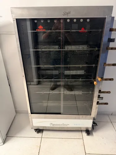 Assadeira de frango 30 frangos pro gás
