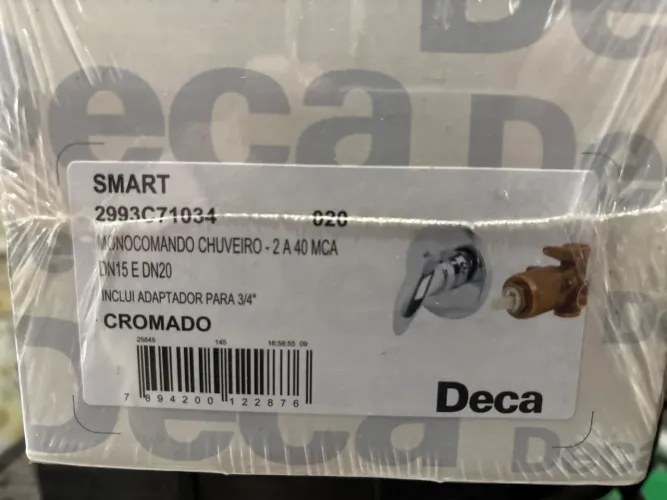 Monocomando chuveiro deca ( base e acabamento)