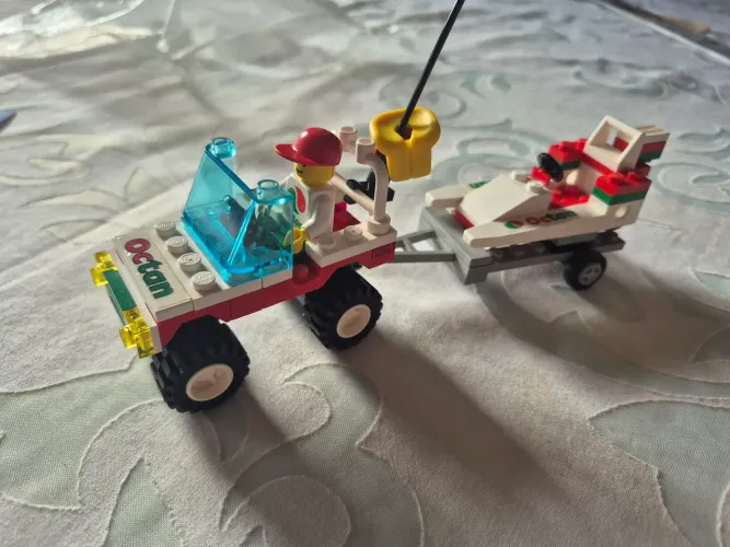 Lego 6663 Jeep e Barco - Wave Rebel Completo com manual