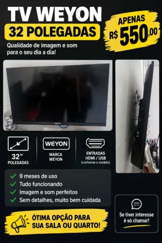 Tv smart 32 p"