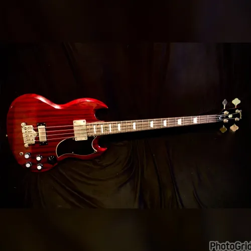 Baixo Epiphone EB-3 SG Bass - Vermelho (Cherry) - contrabaixo eb3 eb 3
