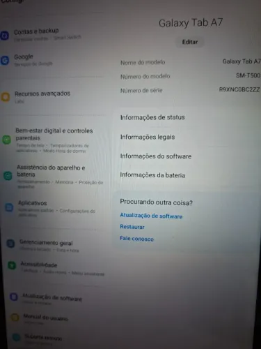 Tablet A7 - Venda ou Troca