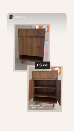 Mesa de Escritório 1,80m + Sapateira de Madeira?