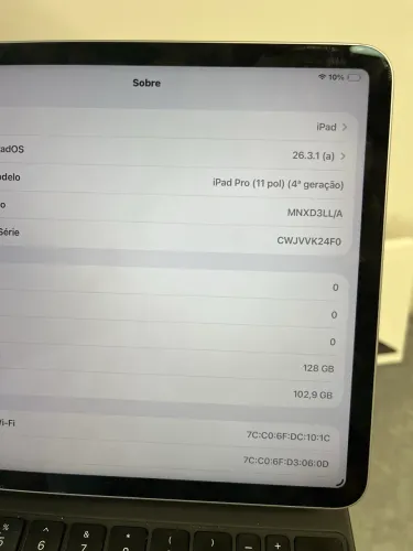 iPad Pro 11? 4th com Magic Keyboard original 
