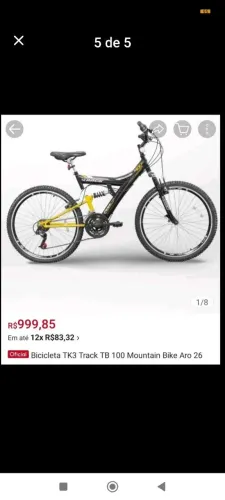 Bicicleta semi nova