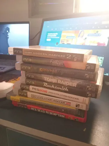 Lote de jogos de ps3