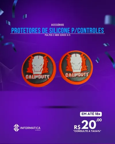 ACESSÓRIO PROTETORES DE SILICONE P/CONTROLE