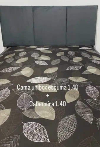 Cama box 100% algudão Com cabeceira