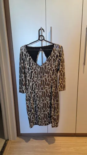Vestido animal print