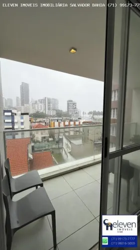 Apartamento à venda na Barra, Expresso 2222, 1 Quarto, Porteira Fechada, Vista Cristo e Pi