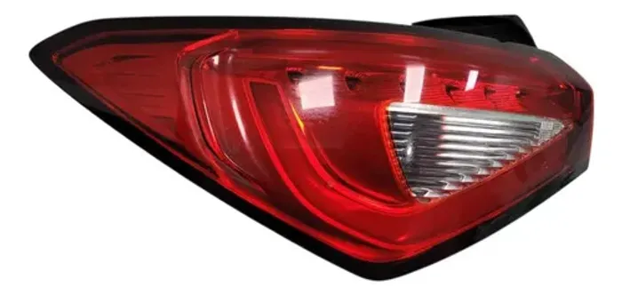 Lanterna Traseira Esquerda Fiat Cronos  2018 Á 2023 Esquerdo/motorista Vermelha