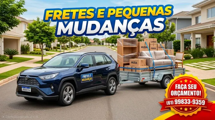 Fretes pequenos e Mudança
