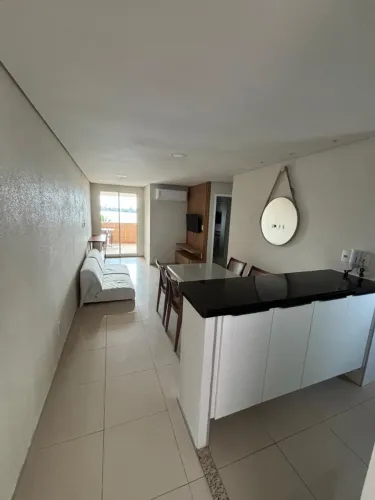Apartamento na Ponta D' Areia, Mobiliado, Projetado, Climatizado