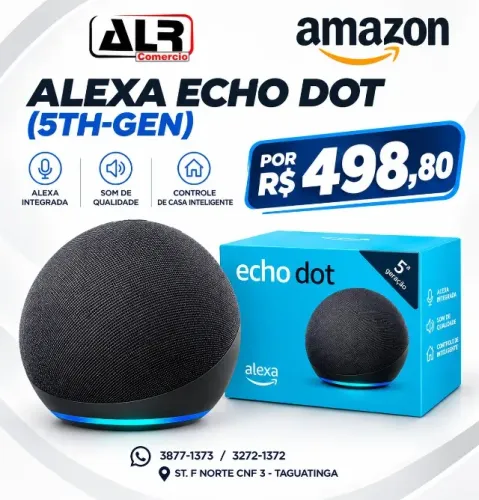ALEXA ECHO DOT SMART SPEAKER - AMAZON