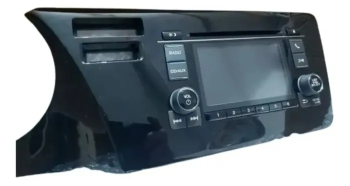 Som original Honda city com moldura Black piano 