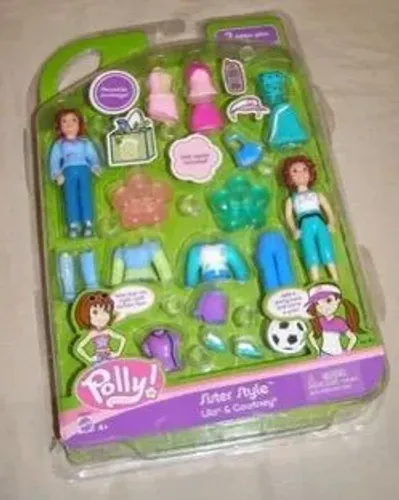 kit polly pocket sister style anos 2000 vintage