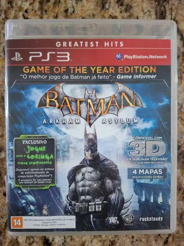 Jogo Batman Arkham Asylum Greatest Hits PS3 Mais Jogos tem DESCONTO