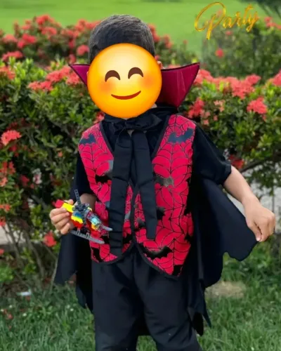Fantasia infantil vampirinho. TAM. 6 anos