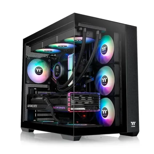 Gabinete Thermaltake View 380 XL TG Black - Mid Tower Vidro Temperado