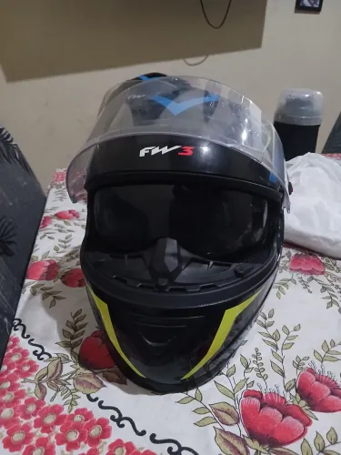 Capacete fw3 com óculos