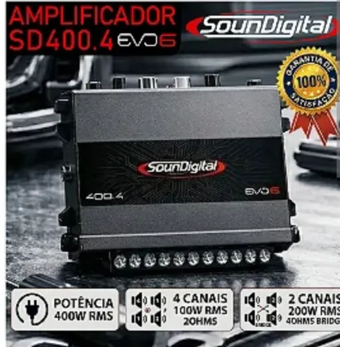 Amplificador SondDigital 400Rms