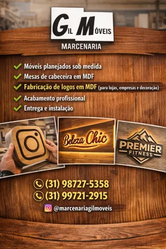 FAZEMOS SUA LOGO EM MDF