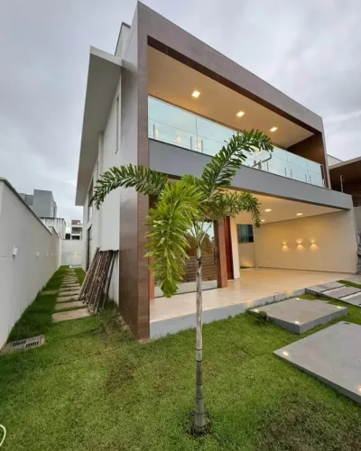 LINDA CASA DE LUXO NO CONDOMINIO DAMHA, FINO ACABAMENTOS, PISCINA, NOVA , ARAÇAGI