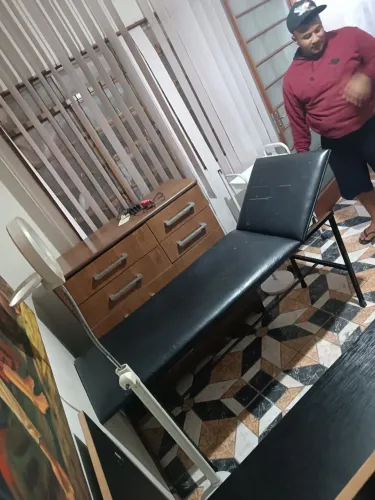 Maca para estética alguns detalhes, dobrável cabeça 