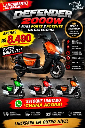 Scooter 2000 w modelo exclusivo